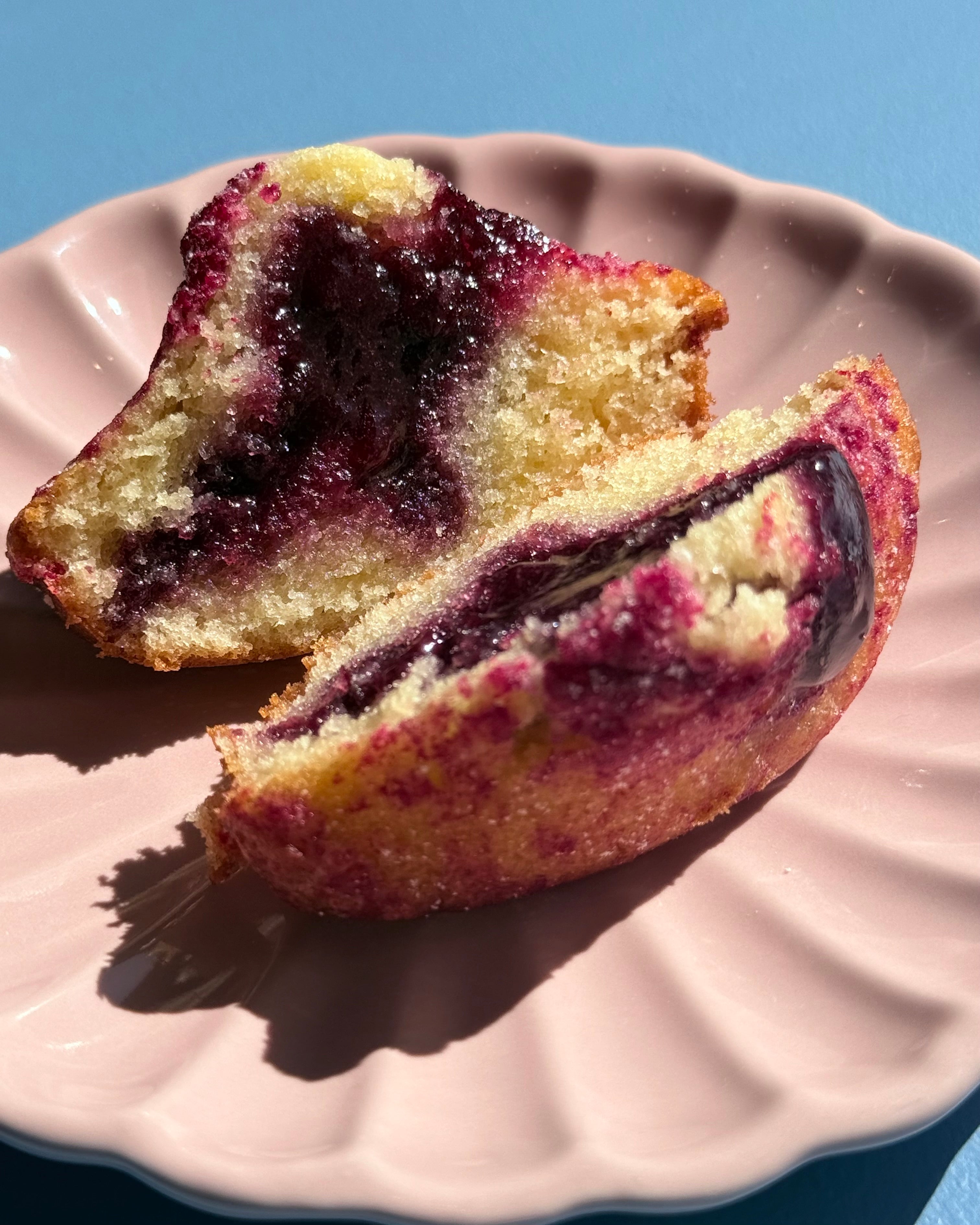 Madeleine SAWYER au cœur fondant à la myrtille